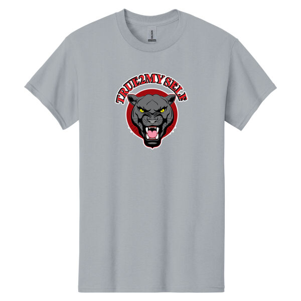 True 2 Myself Grey Heavy Cotton 100% Cotton T Shirt Thumbnail