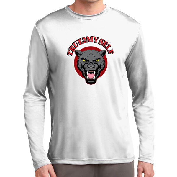 True 2 Myself White Long Sleeve PosiCharge Competitor Tee Thumbnail