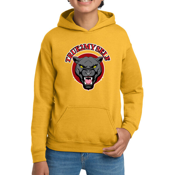 True 2 Myself Youth Yellow Heavy Blend Hooded Sweatshirt Thumbnail