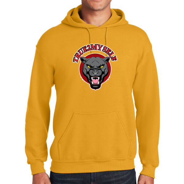 True 2 Myself Yellow Heavy Blend Hooded Sweatshirt Thumbnail