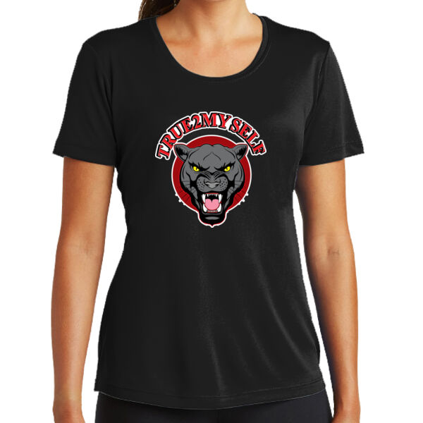 True 2 Myself Ladies Black  PosiCharge Competitor Tee Thumbnail