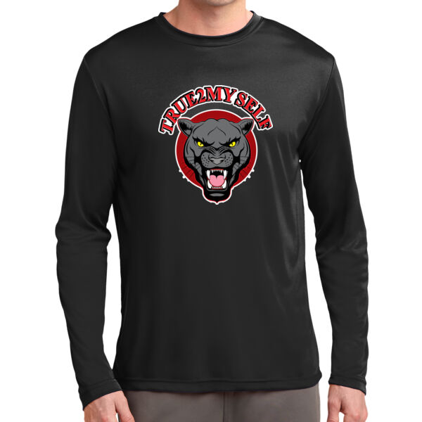 True 2 Myself Black Long Sleeve PosiCharge Competitor Tee Thumbnail