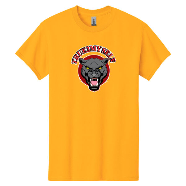 True 2 Myself Yellow  Heavy Cotton 100% Cotton T Shirt Thumbnail