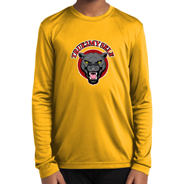 True 2 Myself Youth Yellow Long Sleeve PosiCharge Competitor Tee Thumbnail