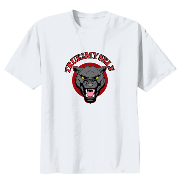 True 2 Myself Youth White Heavy Cotton 100% Cotton T Shirt Thumbnail